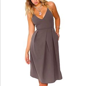 Sexy VNeck Spaghetti Strap Summer Dress 👗